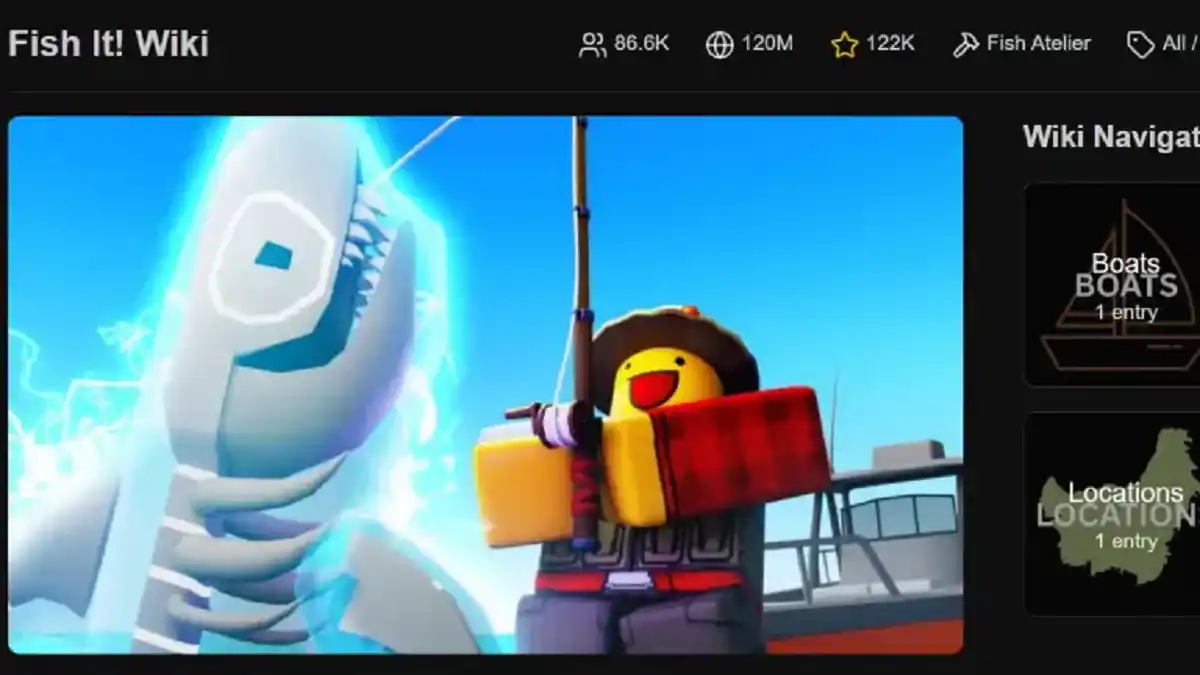 Link do Wiki do Fish It no Roblox