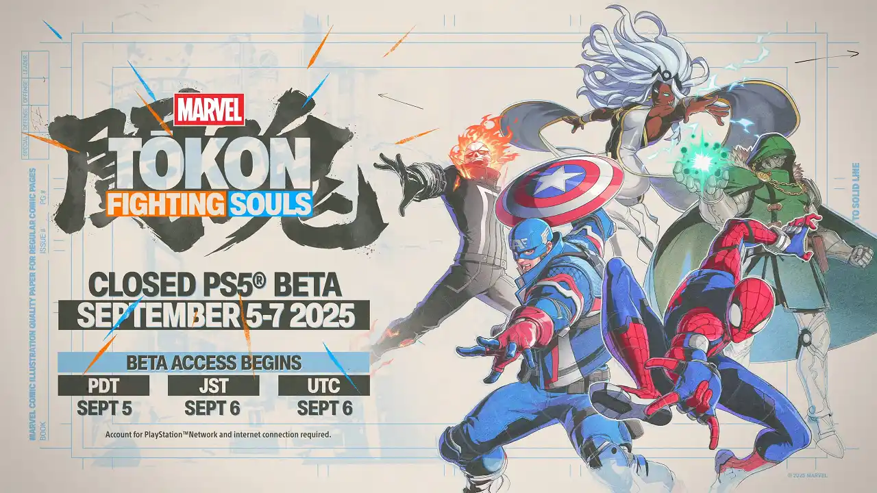 MARVEL Tokon Fighting Souls Data Beta Fechado