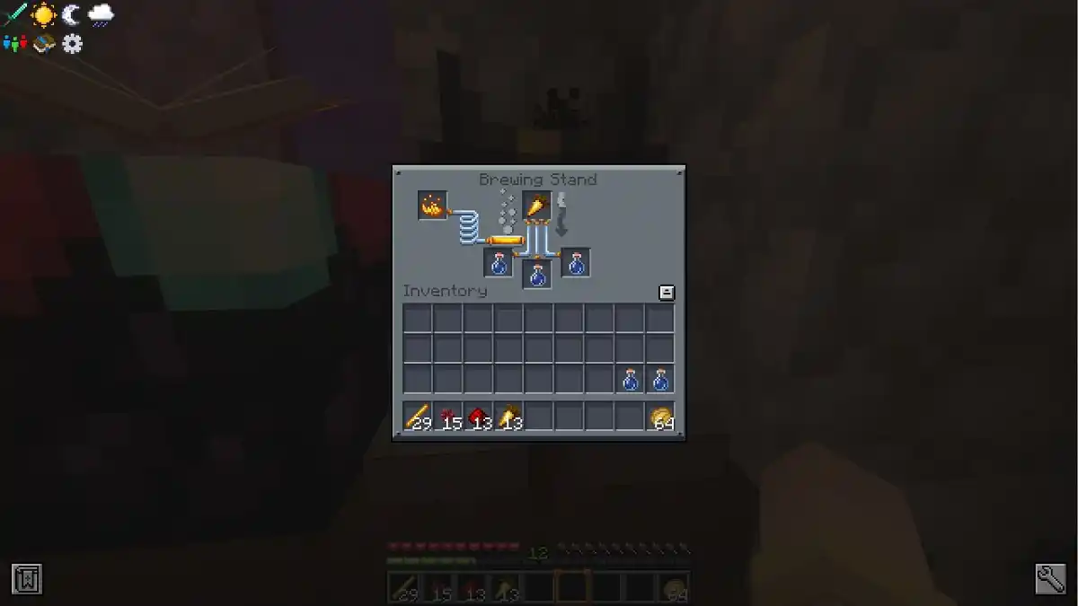 Receita de Poção de Visão Noturna no Minecraft