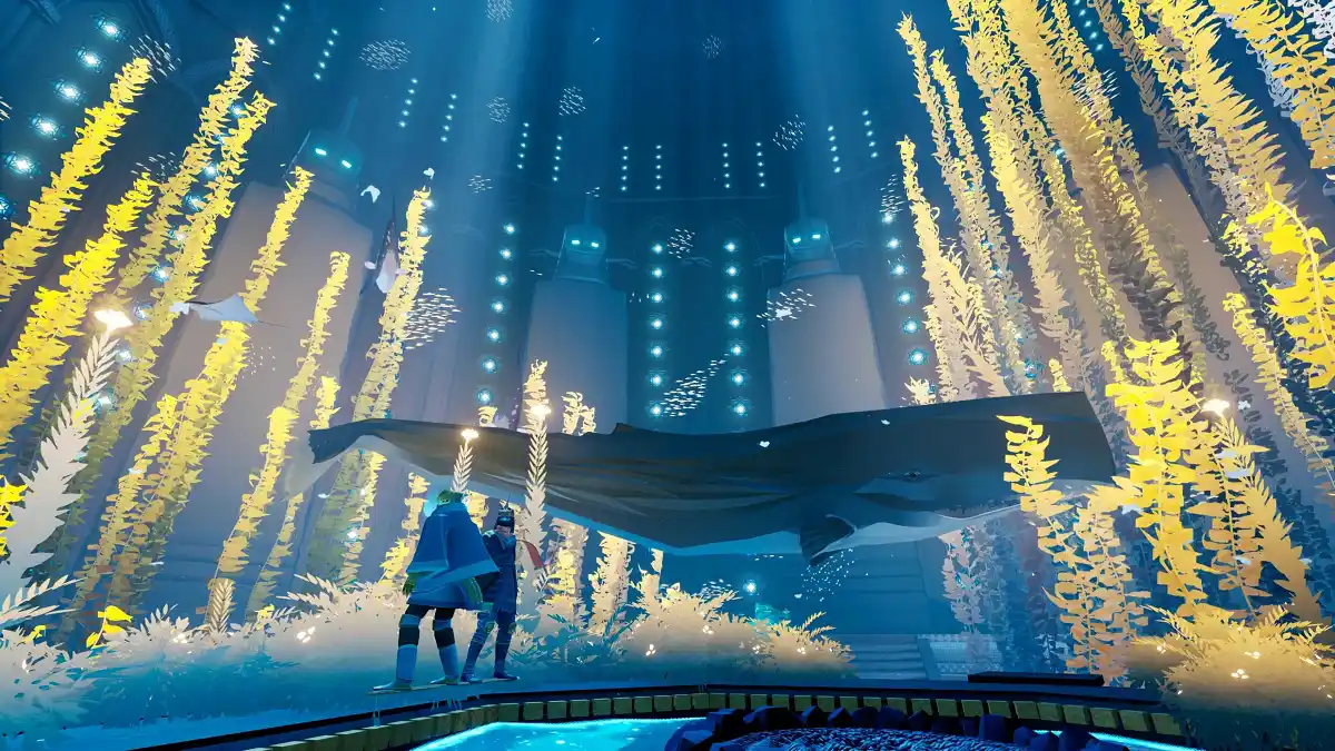 Review Sword of the Sea Cores Visual