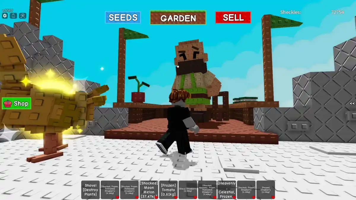 Todos os itens na Loja Beanstalk de Grow a Garden