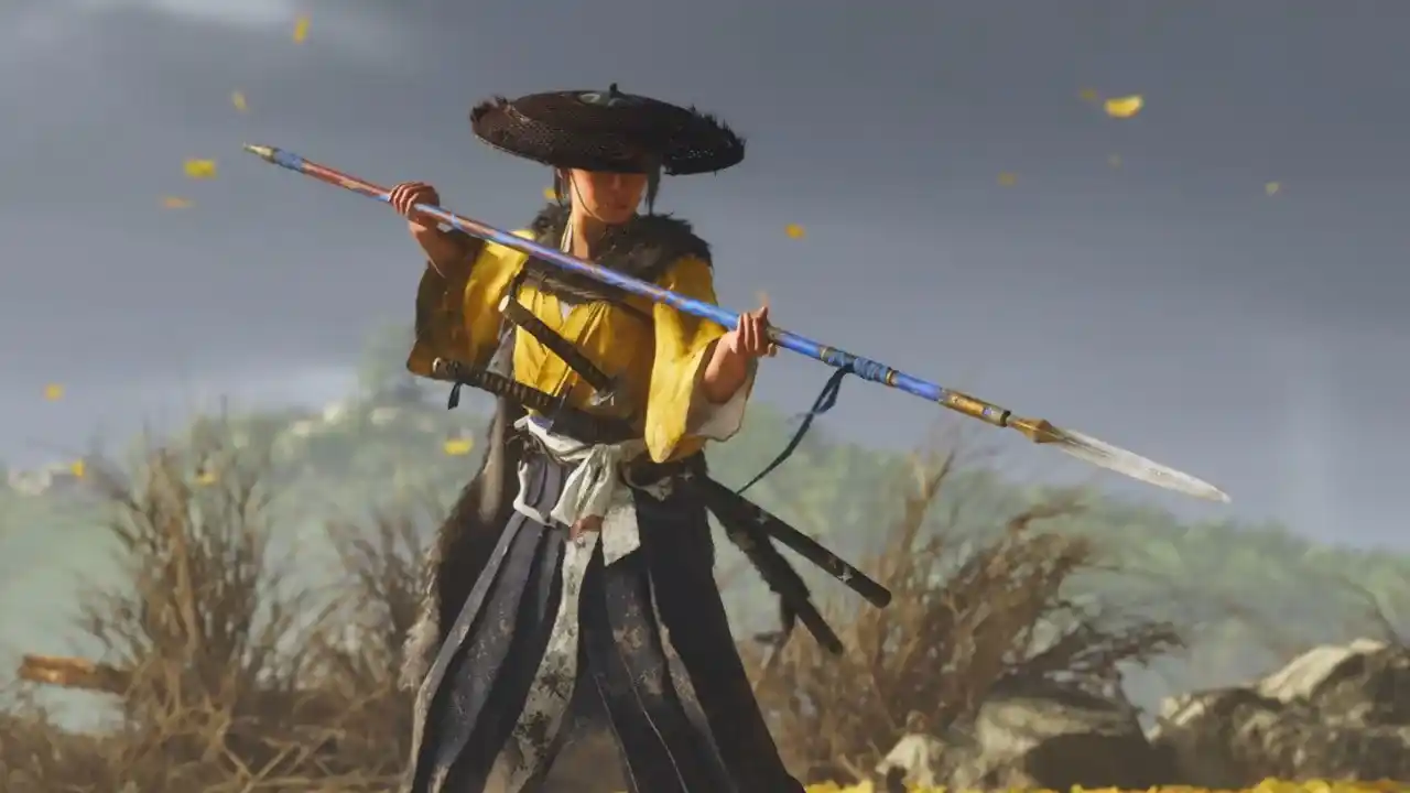 ghost of yotei trailer gameplay yari