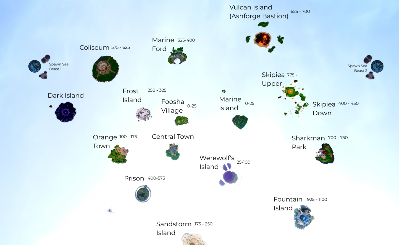 mapa vox seas com ilhas