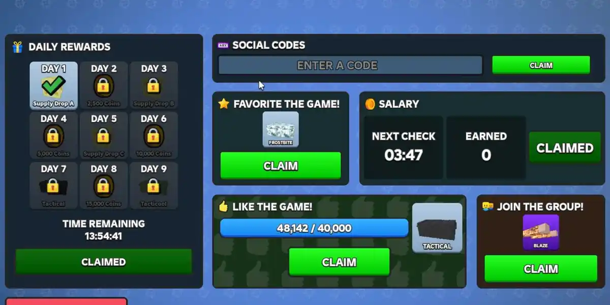 Como resgatar códigos de Combat Arena Roblox
