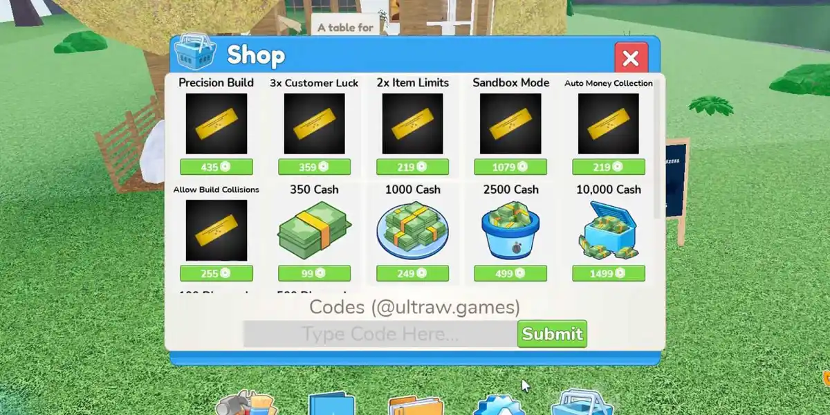 Como resgatar códigos do Restaurant Tycoon 3 Roblox