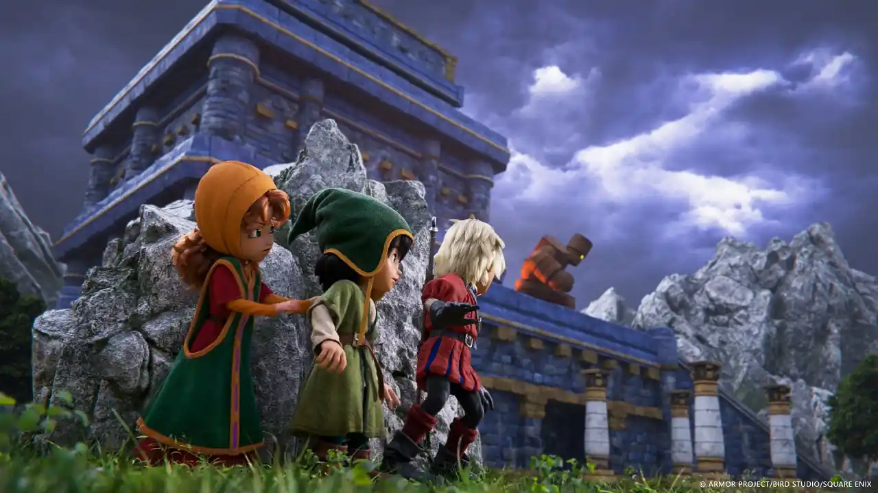 Dragon Quest VII Reimagined detalhes estilo, visual e sistemas