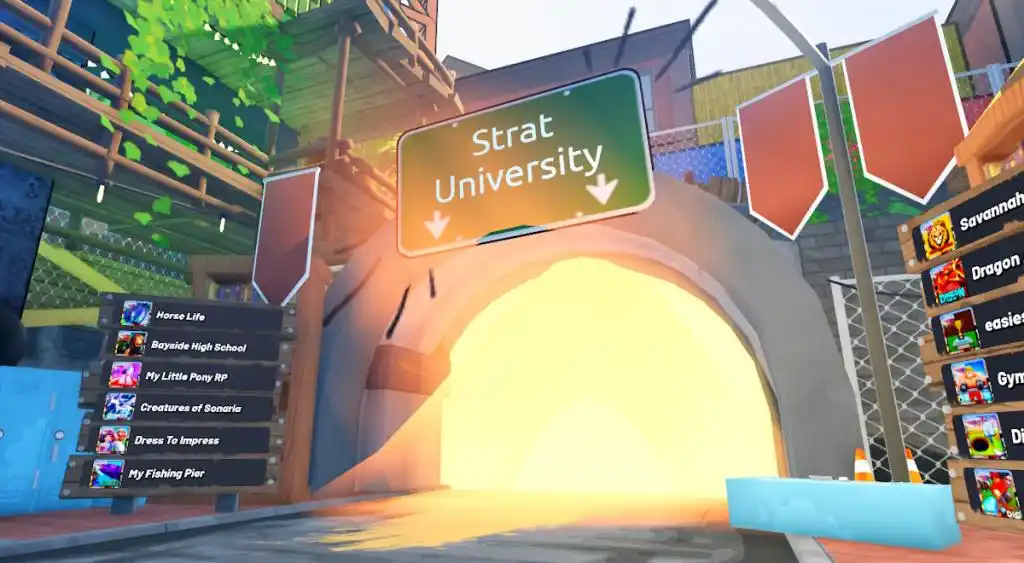 Missões do The Takeover do Roblox na Universidade Strat (Strat University)