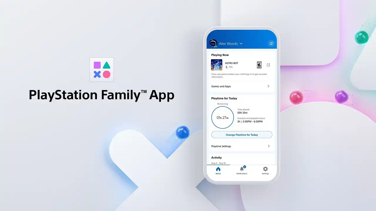 playstation family aplicativo lançado sony
