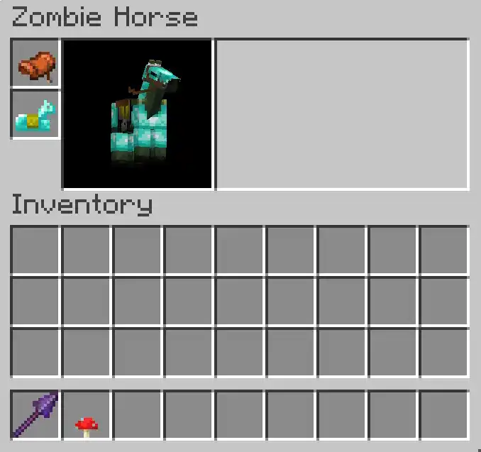 Armadura Cavalo Zumbi Minecraft