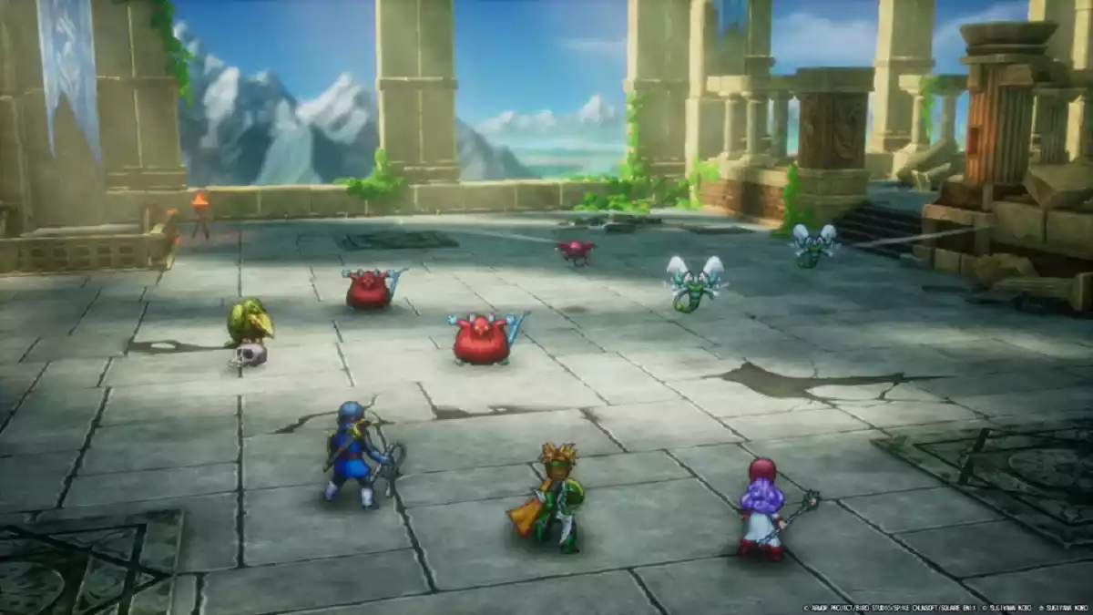 Batalha Arena do 2 Dragon Quest 1 and 2 HD 2D Remake