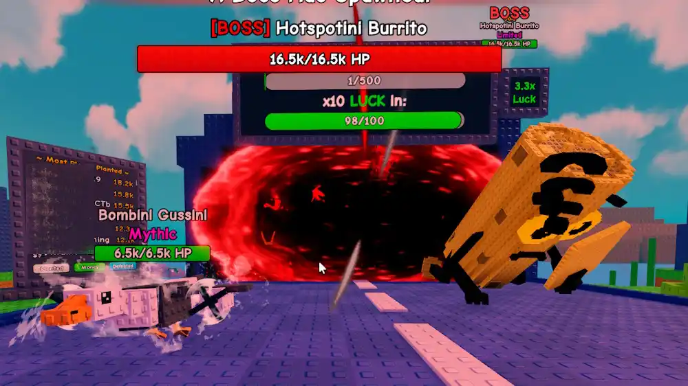 Burrito Hotspotini chefe plants vs brainrots