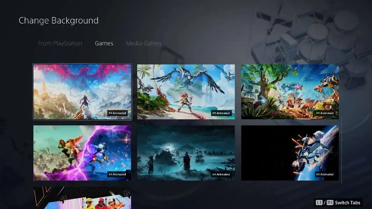 Como Alterar os Planos de Fundo do PS5