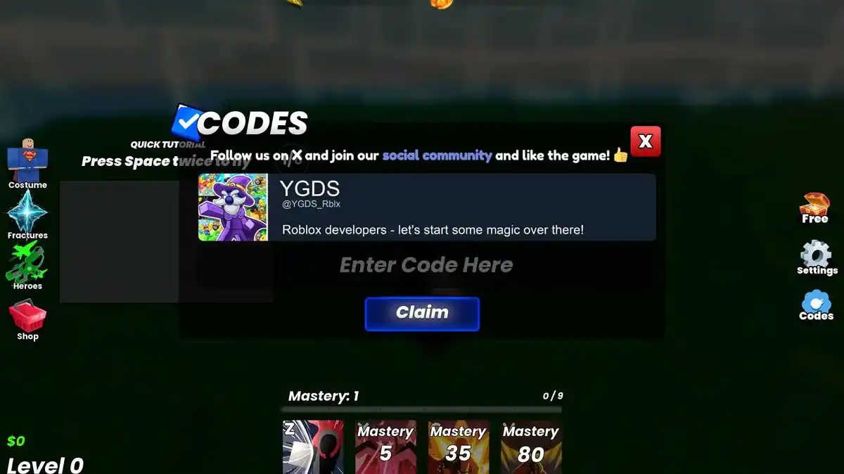 Como Resgatar Códigos Destroy Roblox