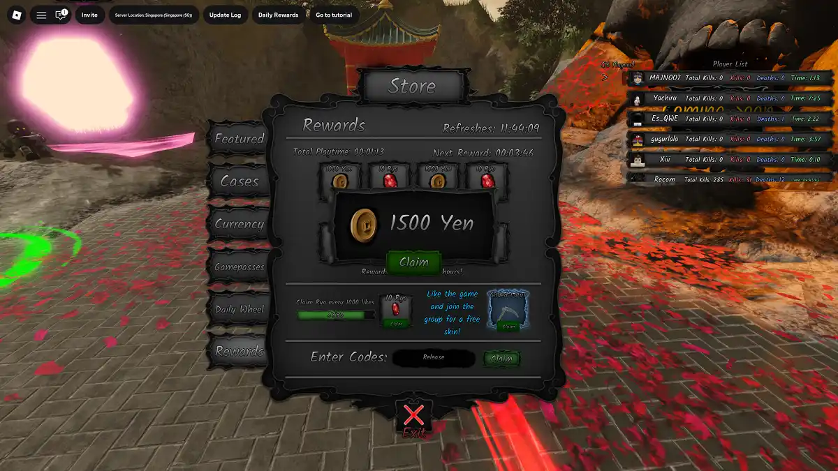 Como Resgatar Códigos Ghost Samurai Fighting Roblox