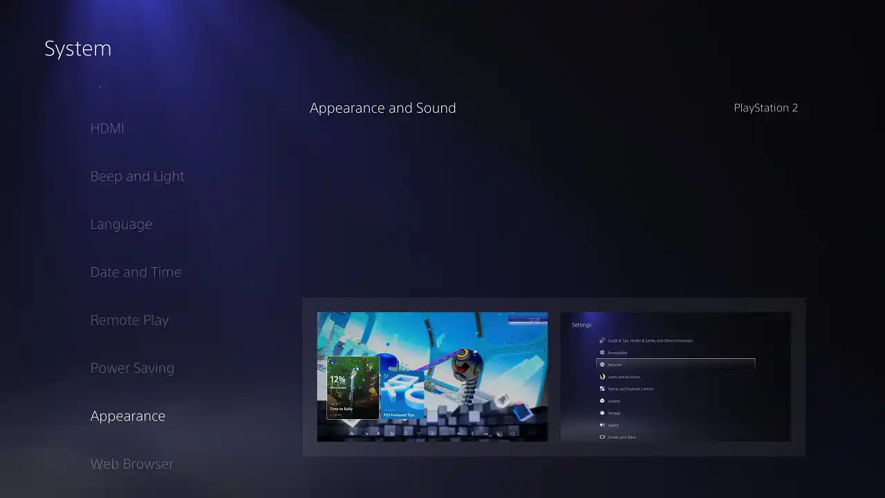 Como alterar os temas no PS5