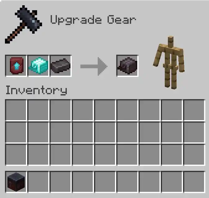 Como melhorar para a armadura de Netherita de Náutilo no Minecraft