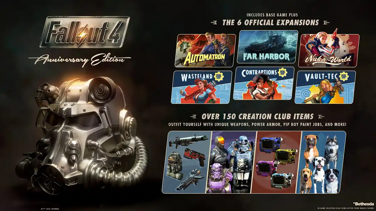 Fallout 4 Anniversary Edition conteudo