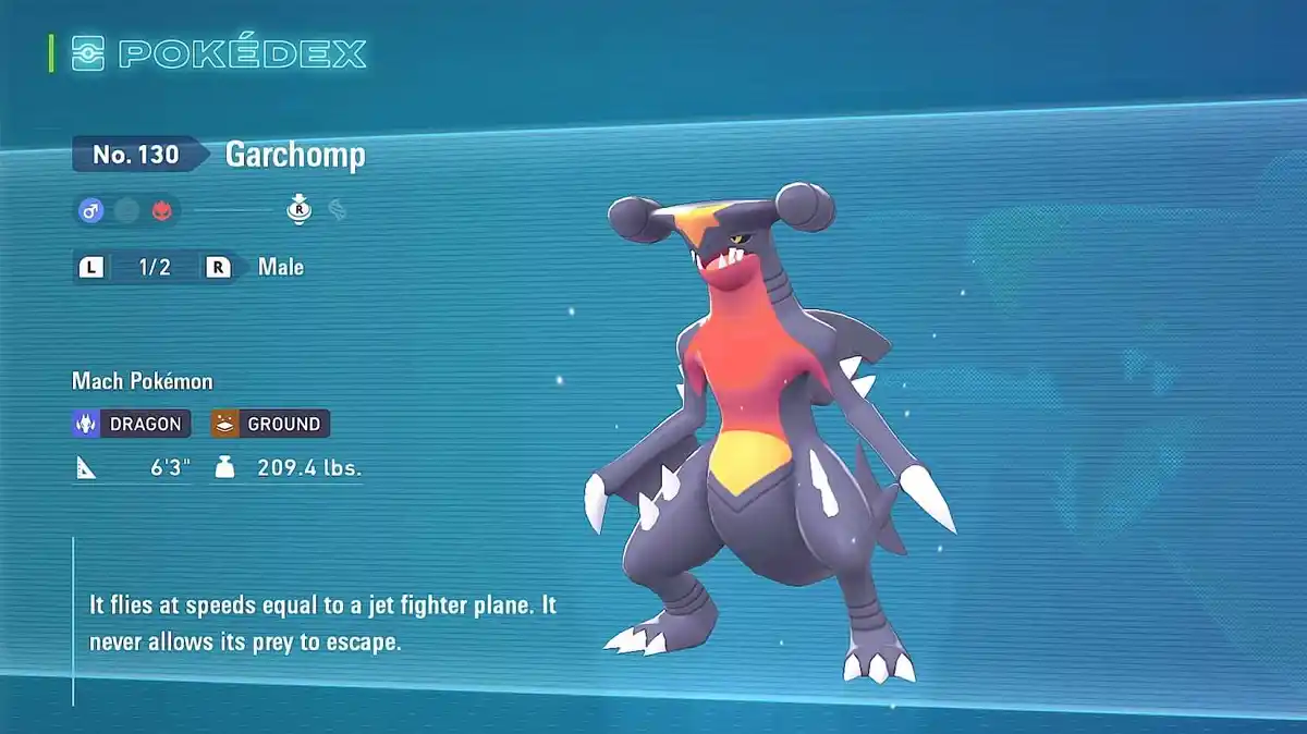 Garchomp Pokemon legends ZA mais fortes melhores