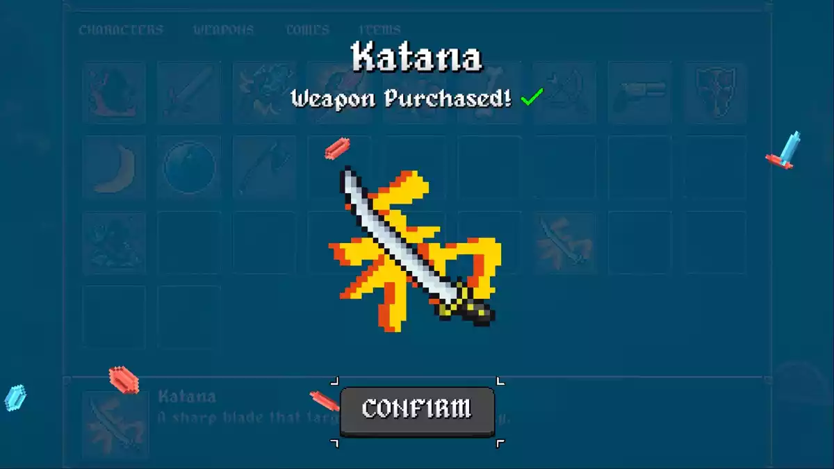Katana Arma Megabonk