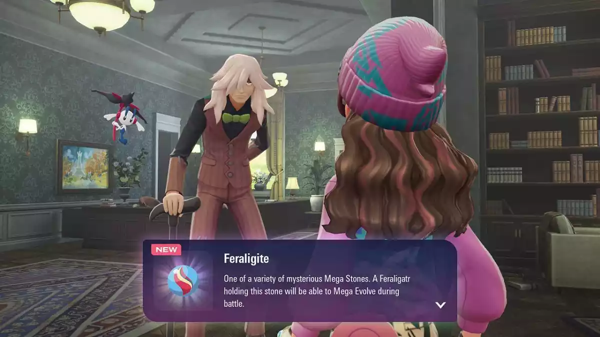 Keystone da Mega Evolução do Pokémon Inicial
