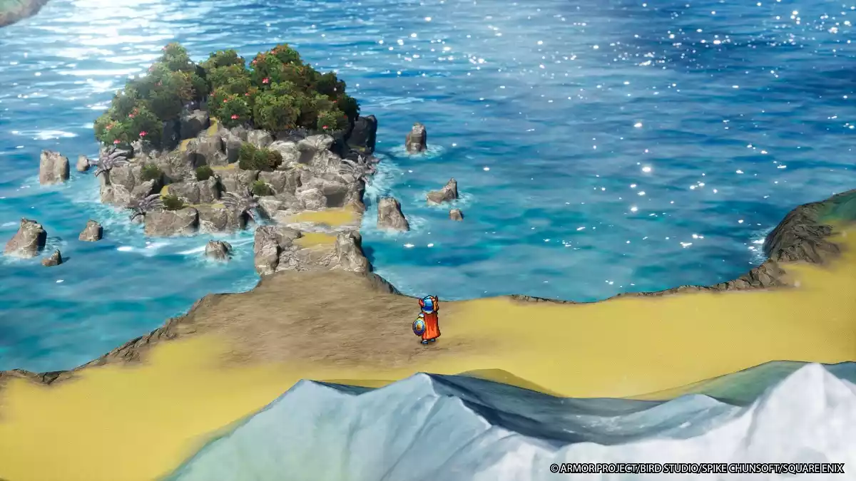 Mapa do 1 Dragon Quest 1 and 2 HD 2D Remake