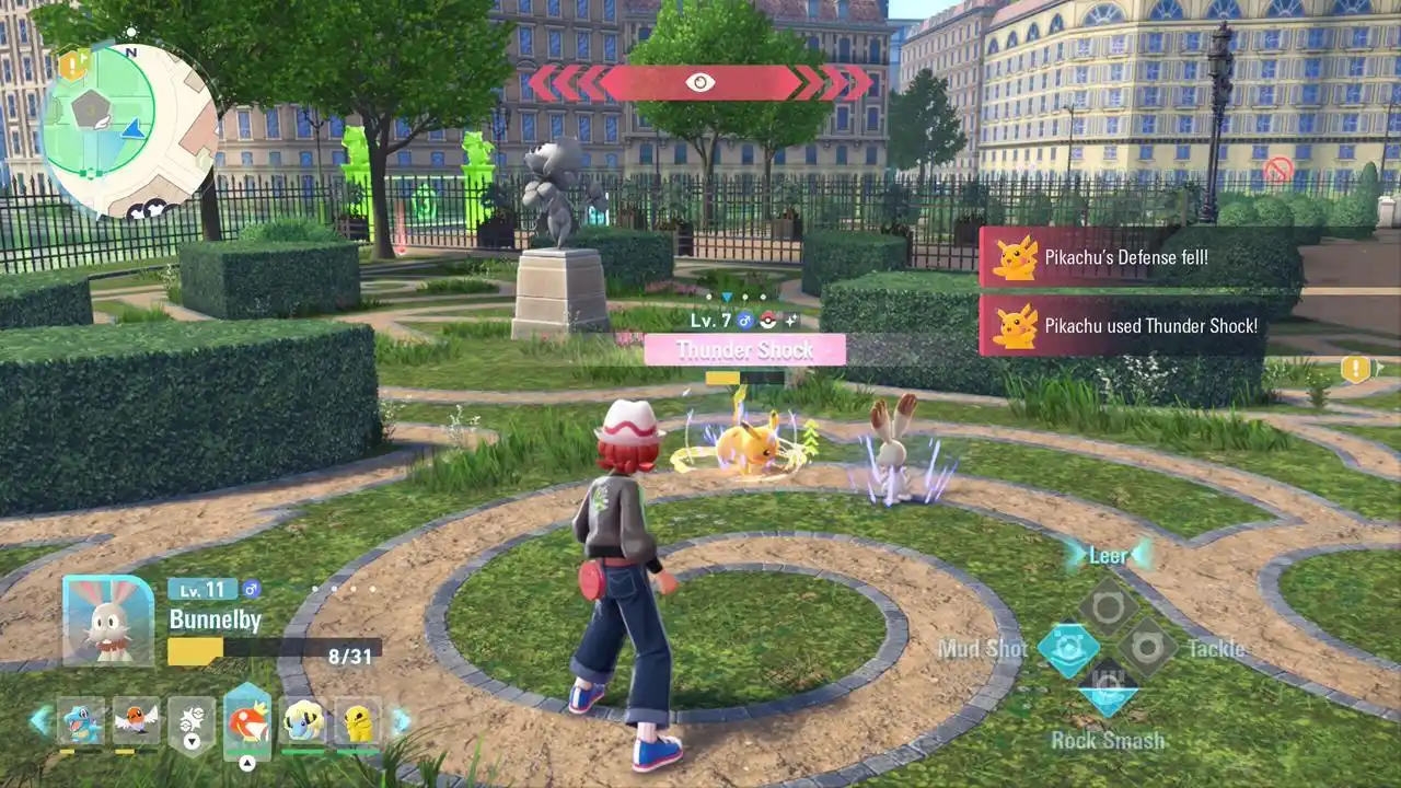 Pegando um Pikachu na Zona Selvagem 3 Pokemon Legends ZA