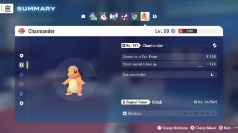 Pokémon Legends ZA Como Mudar o Nome do Pokémon
