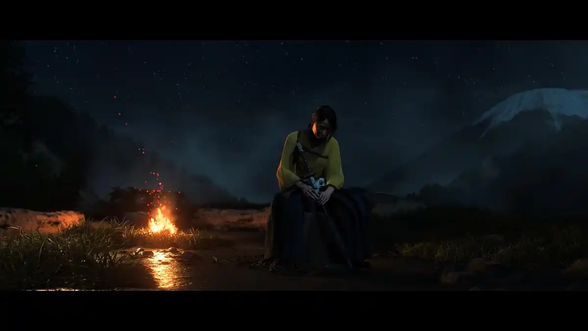 Review Ghost of Yotei Atsu Fogueira