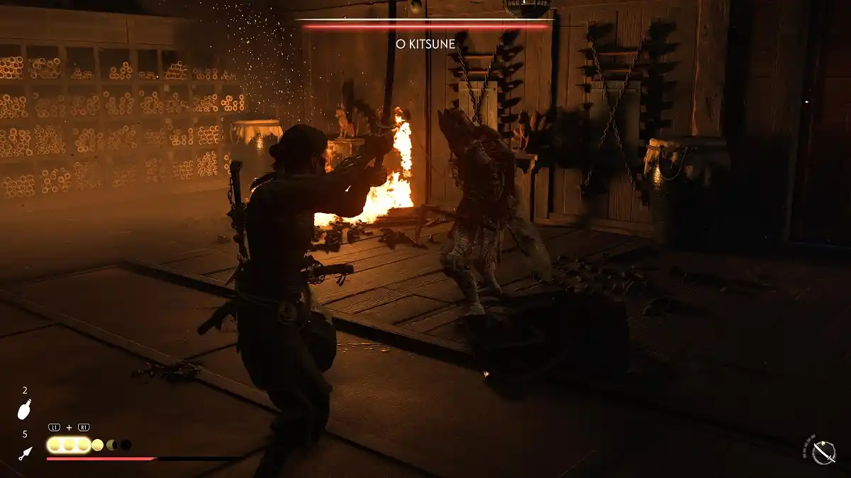 Review Ghost of Yotei Chefe Combate