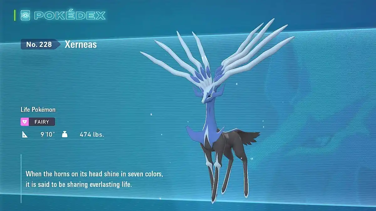 Xerneas Pokemon legends ZA mais fortes melhores