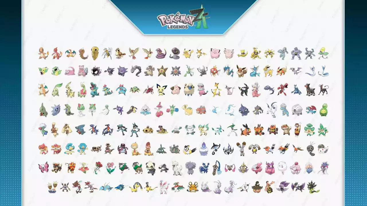 pokemon legends z a pokedex todas localizações
