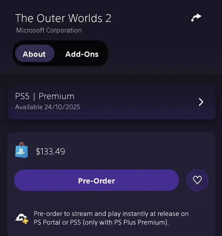 the outer worlds playstation por
