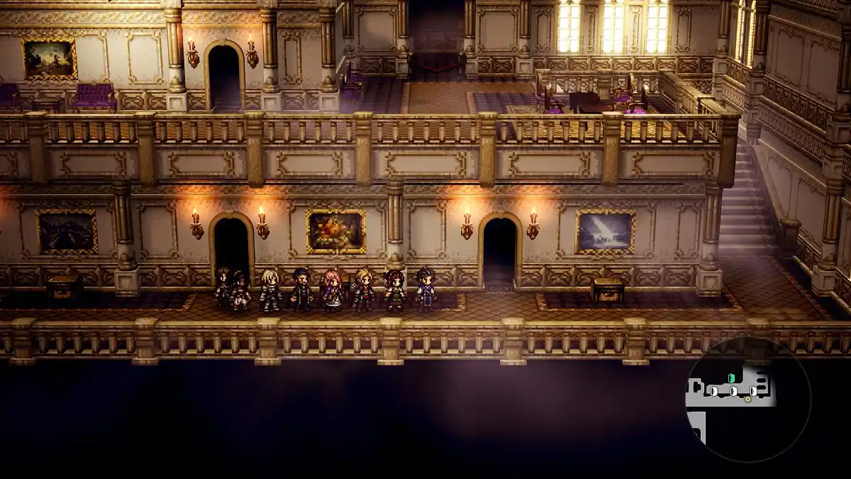 Area mansao Octopath Traveler 0