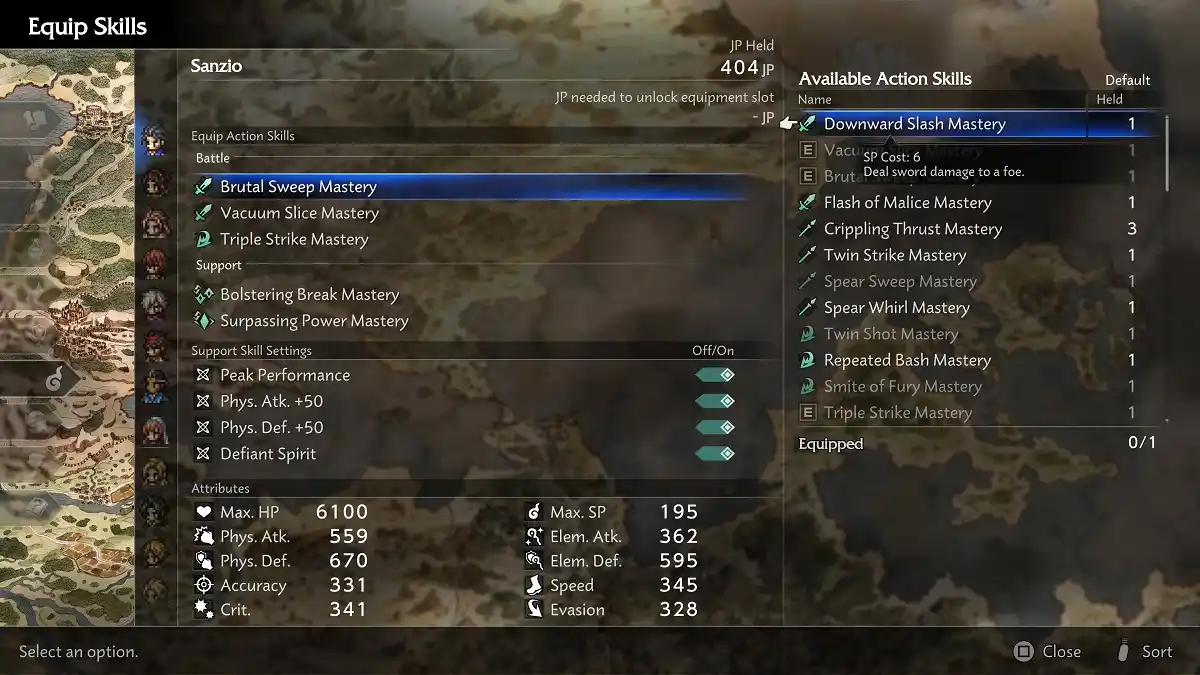 Builds Octopath Traveler 0