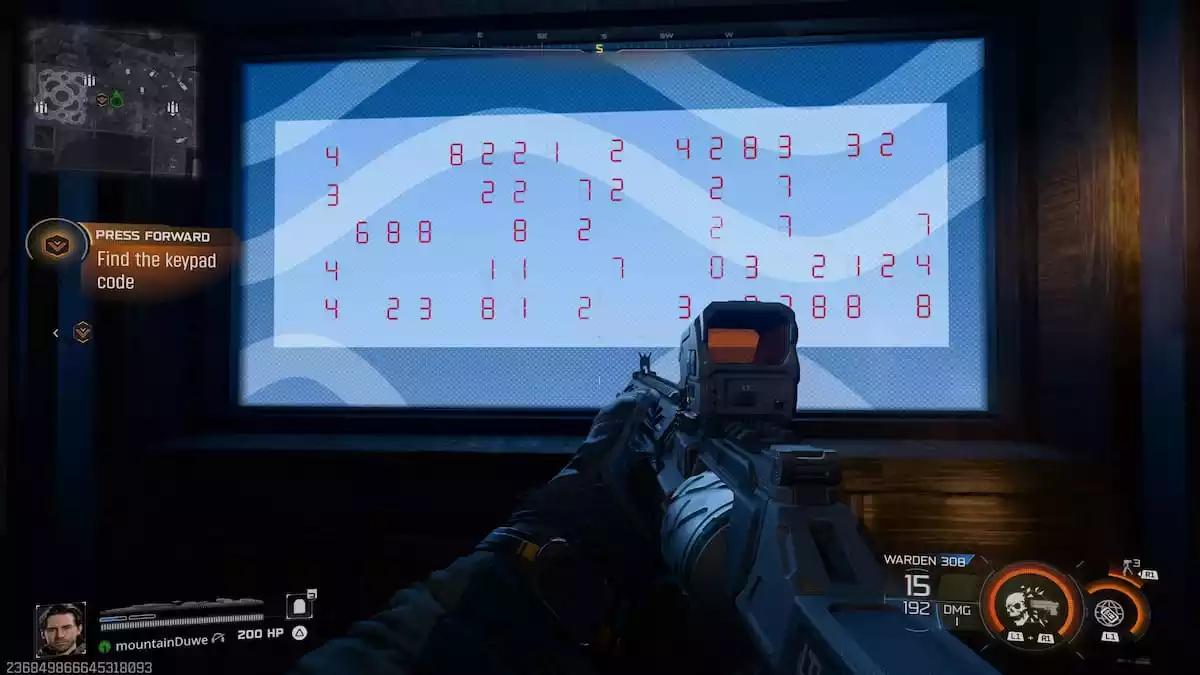 Call of Duty Black Ops 7 codigo teclado missao fracture