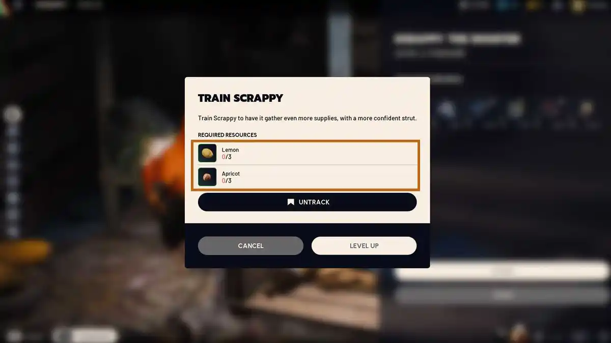 Localizações de limão e damasco em ARC Raiders Tela Coleta