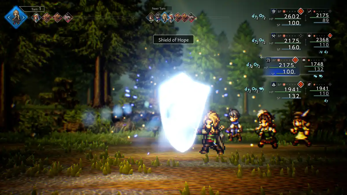 Octopath Traveler 0 combate