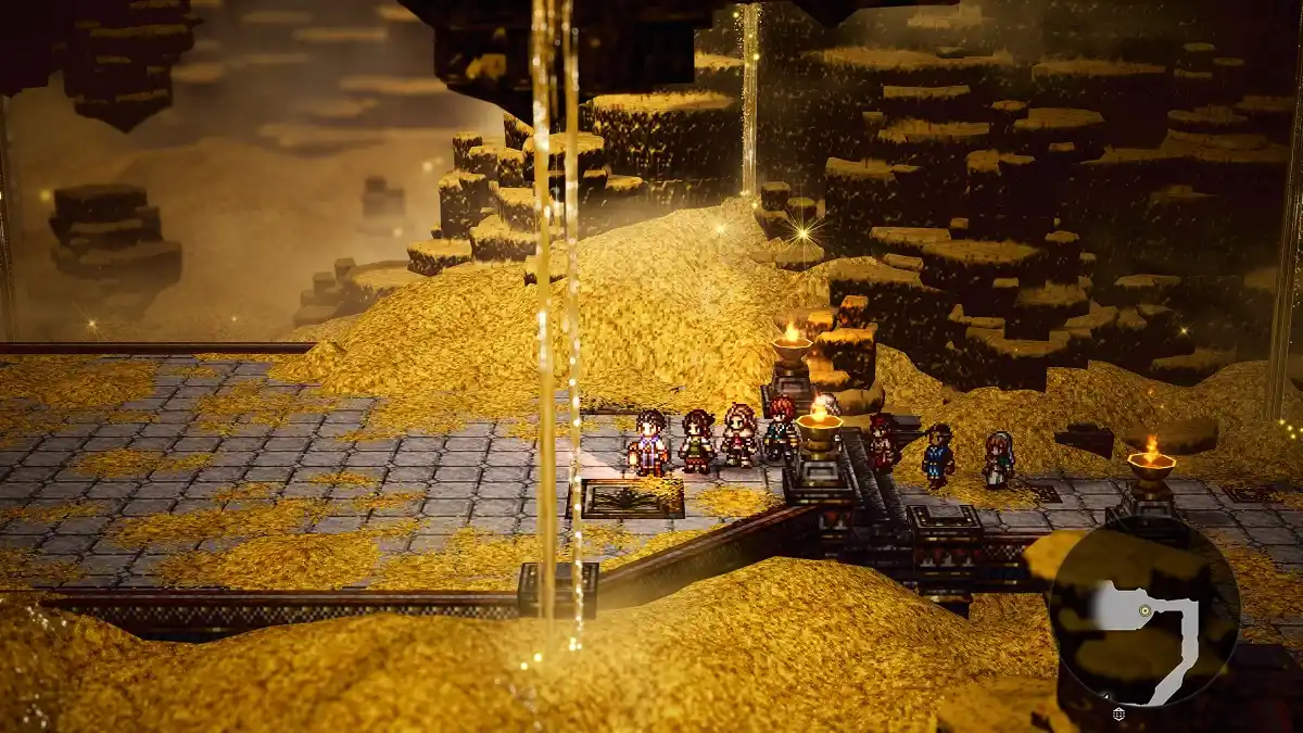 Ouro cofre Octopath Traveler 0