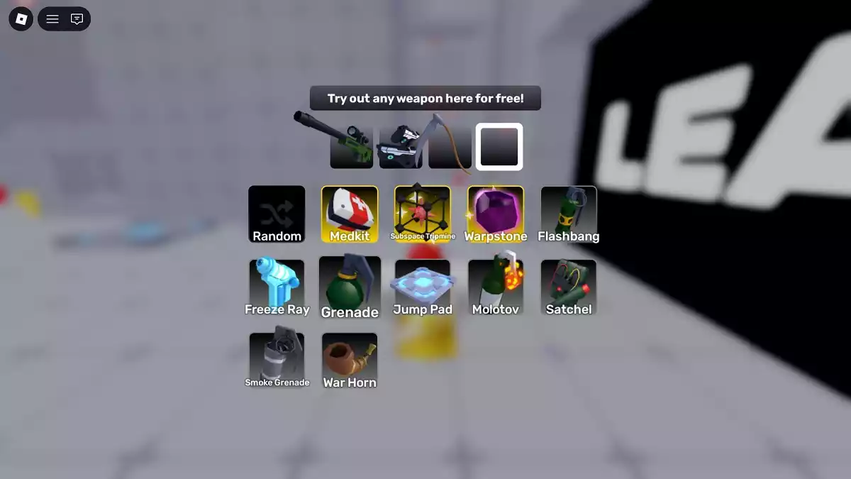 Rivals Roblox Recomendacoes Armas