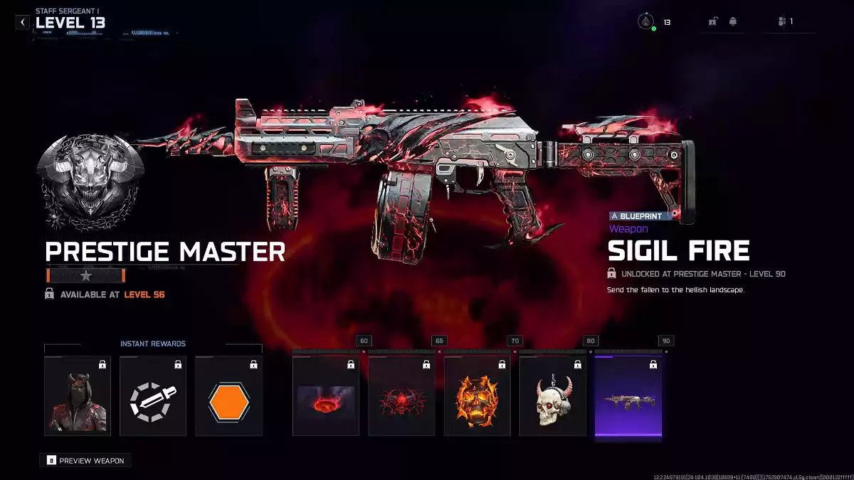 Todas as recompensas de Mestre de Prestígio em Black Ops 7 Todas as recompensas de Mestre de Prestígio em Black Ops 7