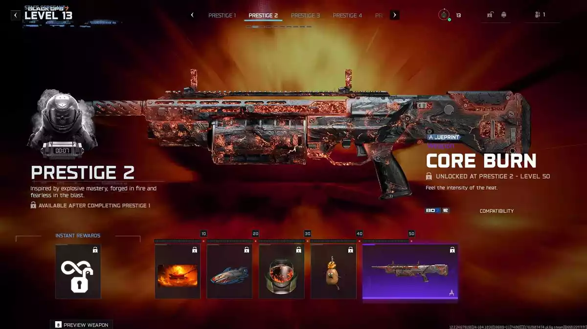 Todas as recompensas de Prestígio 2 em Black Ops 7 Todas as recompensas de Prestígio 2 em Black Ops 7