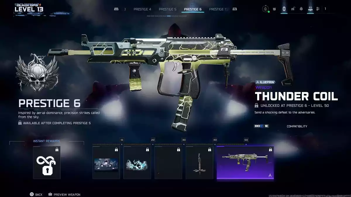 Todas as recompensas de Prestígio 6 em Black Ops 7 Todas as recompensas de Prestígio 6 em Black Ops 7