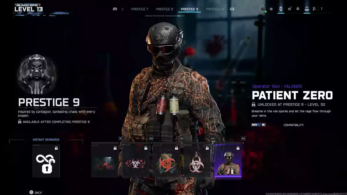Todas as recompensas de Prestígio 9 em Black Ops 7 Todas as recompensas de Prestígio 9 em Black Ops 7
