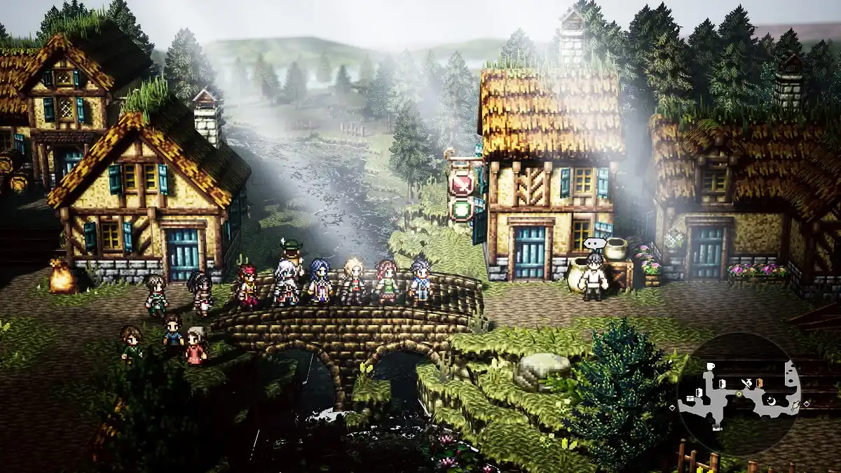 Vilarejo Octopath Traveler 0