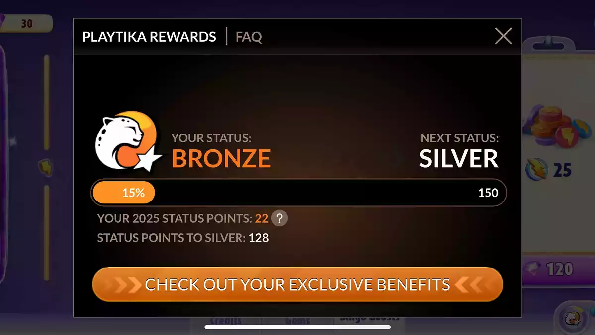 bingo blitz Sistema de recompensas