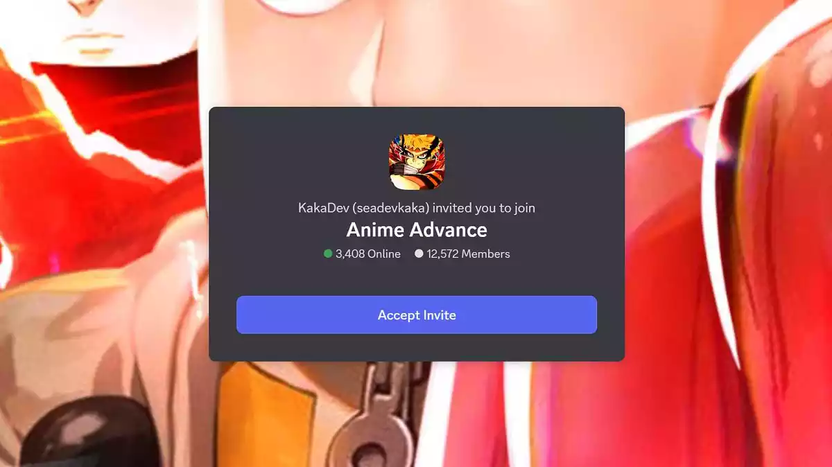 Discord Códigos Anime Advance Roblox