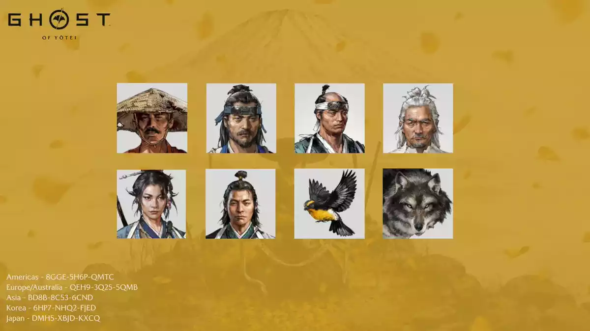 Resgate Avatares Gratuitos do Ghost of Yotei para PSN