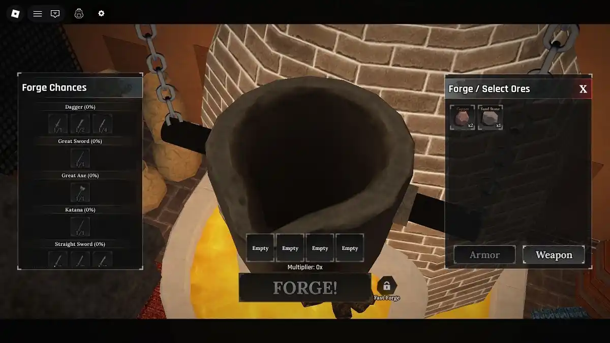 The Forge Mineração, forja e combate Roblox The Forge Mineração, forja e combate Roblox