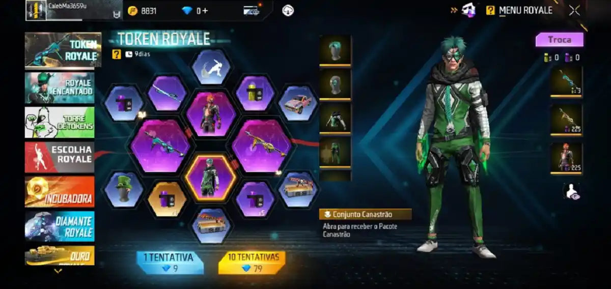 Token Royale Free Fire Detalhes Token Royale Free Fire Detalhes