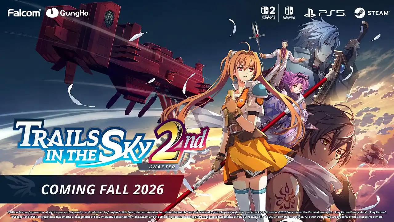 Trails in the Sky 2nd Chapter é anunciado para 2026; Confira trailer e detalhes
